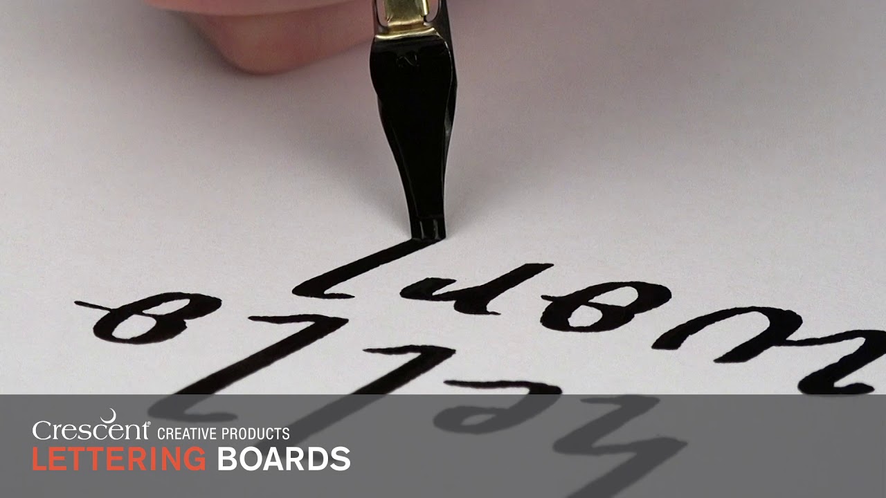 Crescent Lettering Board