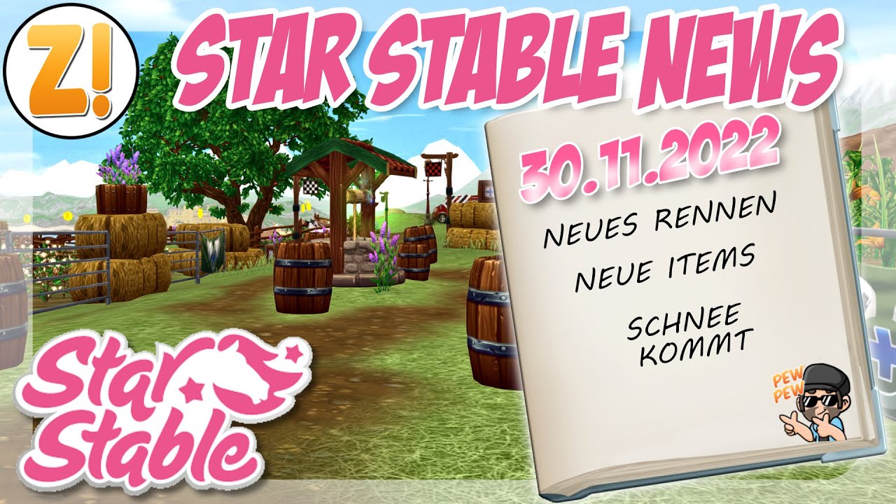 STAR STABLE NEWS DER SCHNEE KOMMT 💜🐴 NEUES RENNEN/ NEUE ITEMS [SSO