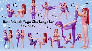 Best Friends Yoga Challenge for Flexibility 🤸♀️ | Fun Partner Yoga Challenge