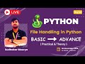 Python File Handling 🔥 Complete Guide in Hindi | Open, Read, Write, Modes Explained