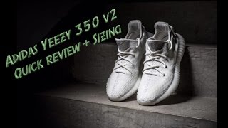 yeezy cream white sizing