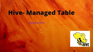 Table Creation in Hive|Managed Table in Hive|Apache Hive Table|Hive Tutorial for Beginners