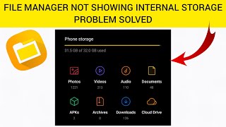 How To Solve File Manager Not Showing Internal Storage Problem|| Rsha26 Solutions screenshot 3