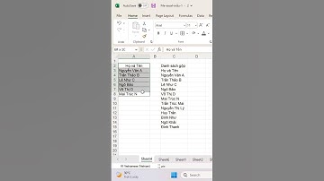 |TIPS EXCEL|CÁCH GỘP DANH SÁCH TỪ 2 SHEET KHÁC NHAU NÈ #short #excel #tips