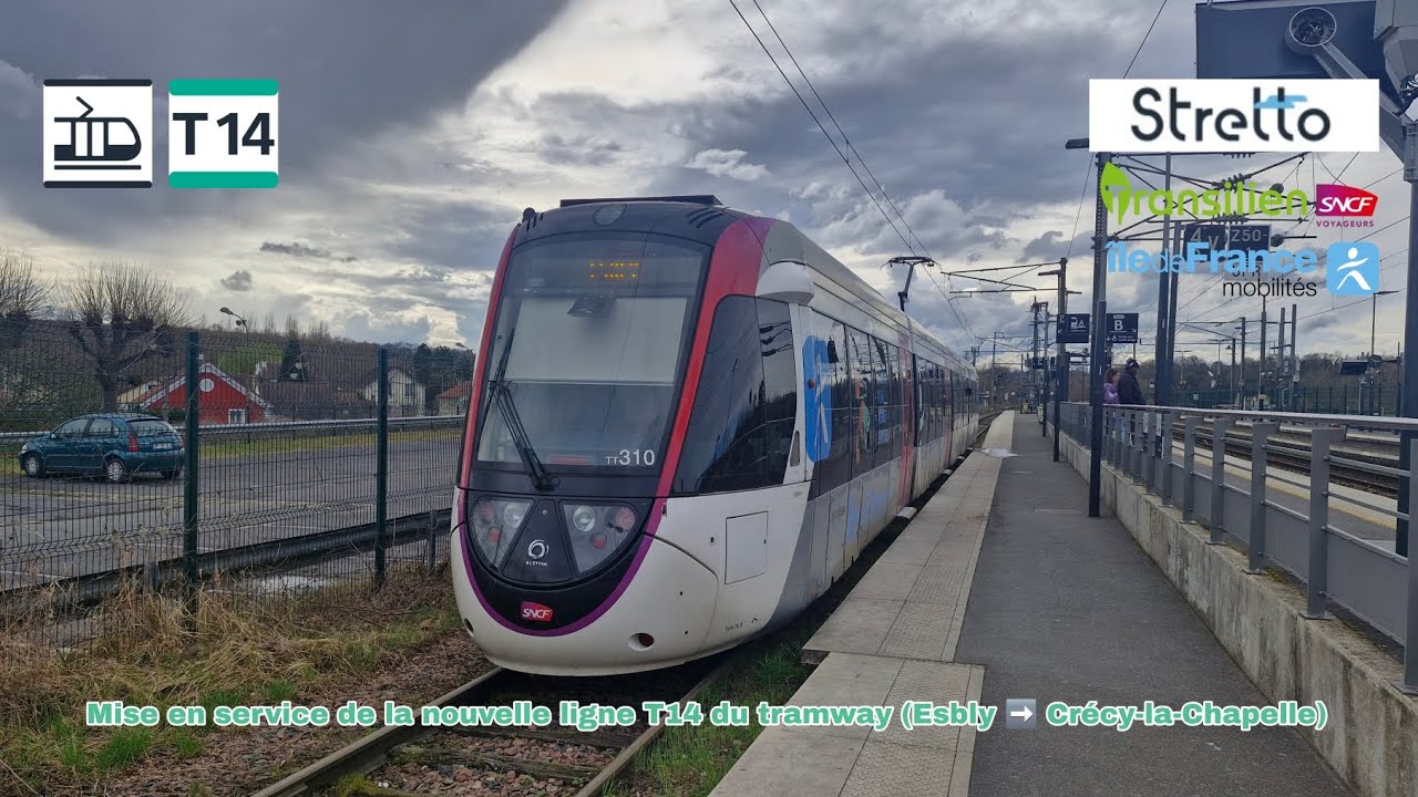 [Tramway T14] Mise en service de la nouvelle ligne T14 du tramway #idfmobilités #sncf #tramway