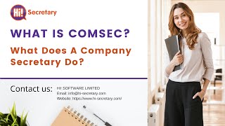 Company Secretary - What is ComSec?