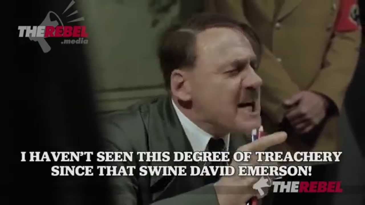 Hitler gets bad news about the Canadian election! (Satire)