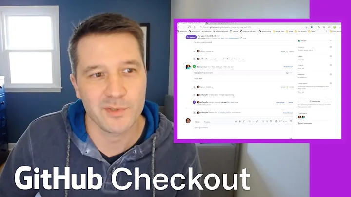 Automatically merging a pull request - GitHub Checkout
