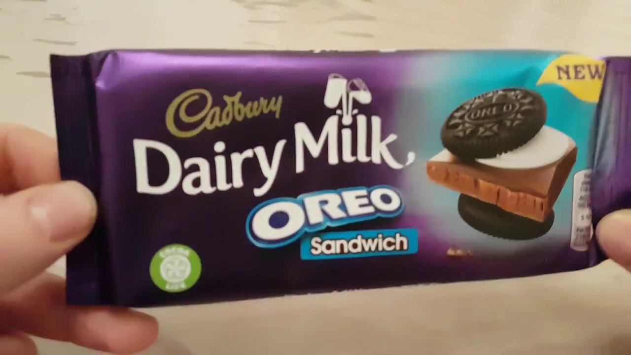 Cadbury Dairy Milk Oreo Sandwich Review AndroSupplements YouTube