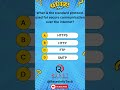 What is the standard protocol used for secure communication over the internet? #quiz  #quiztime #tri