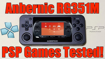 Anbernic RG351M - PSP Playstation Portable - Games Tested - Are These Even Playable?