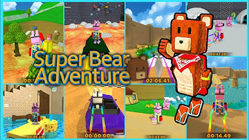 Super Bear Adventure Multiplayer Gameplay Walkthrough - All Daily Missions SpeedRun