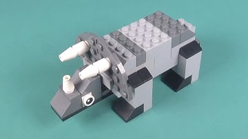 Lego Dino Triceratops (001) Building Instructions - LEGO Classic How To Build - DIY