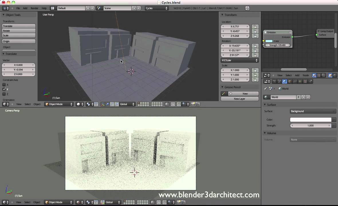 Using Blender Cycles For Architectural Visualization Youtube