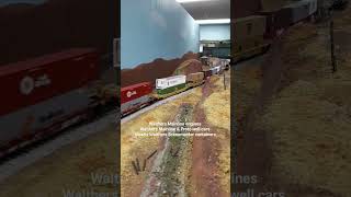 Walthers Intermodal train in HO scale