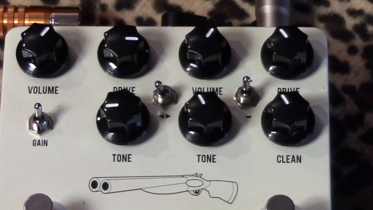 ギター JHS Pedals Double barrel V4 JHS Double Barrel V4 demo with P-90 pickups (Gibson SG