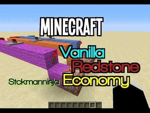 Minecraft : Vanilla Redstone : Economy