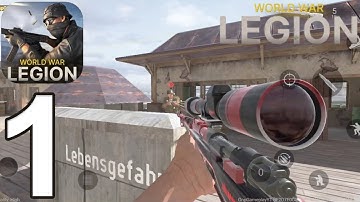 World War Legion — WW2 PvP FPS Gameplay Walkthrough Part 1 - Tutorial (iOS, Android)
