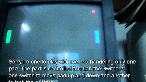 PONG GAME on VGA Monitor using VHDL and FPGA(Altera Cyclone II DE1 board)