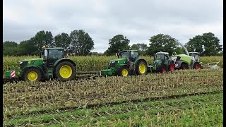 Maize Harvest 2020 - In the MUD! Claas Jaguar 970, John Deere's, Fendt & JCB