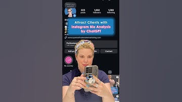 Attract More Clients with an Optimized Instagram Bio using ChatGPT!