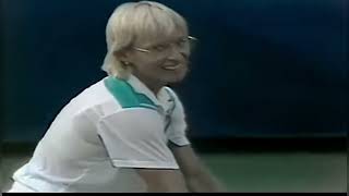 1985 US Open Final - Hana Mandlikova Vs Martina Navratilova Highlights