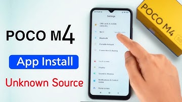 How to Allow Unknown Sources in Poco M4 5G | Poco M4 Apps Install Unknown Sources Settings