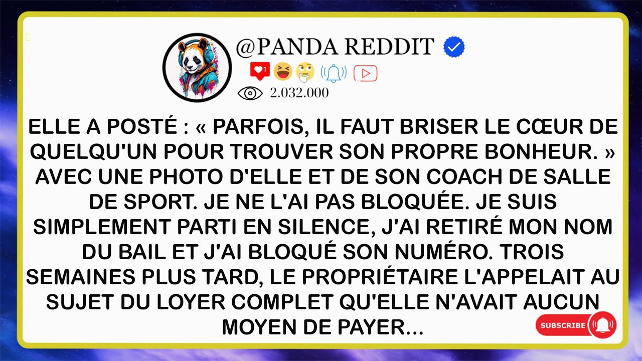 Elle a posté   « Parfois, il faut briser un cœur pour trouver son propre bonheur  »