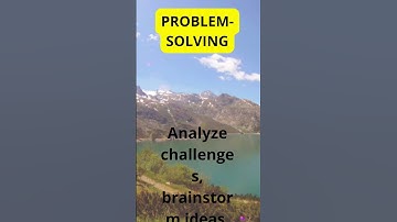 Developing problem-solving skills leads to effective solutions
