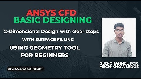 Exercise-1 Ansys 2D design using geometry tool for beginners | CFD | #ansys #ansysworkbench