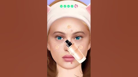 Makeover Studio: Makeup Games | Foundation Tutorial 😻| Available on Android & iPhone #shorts