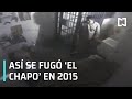 Audio y video de la fuga de El Chapo Guzmn 2015