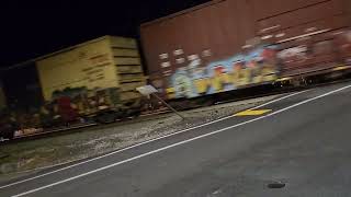 RAILFANNING AT NIGHT! CSX M557 Through South Fort Klein, GA 8/16/2025