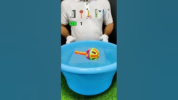 Can You Guess How Many Tissue Will Float? #tissuepaper #asmr  #experiment  #satisfying