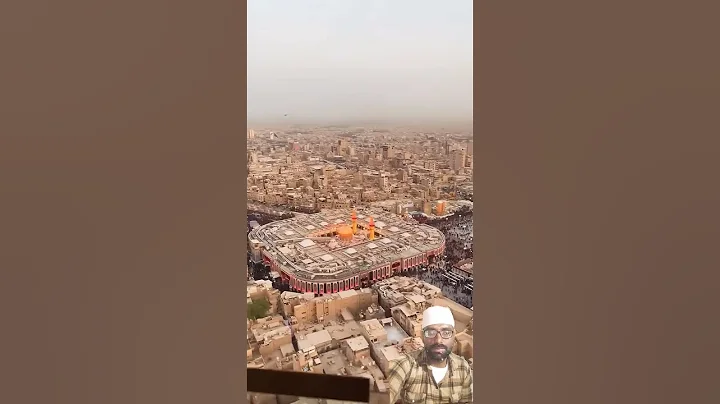 LIVE FROM KARBALA - ASHURA 2022 Helicopter view of Karbala #karbala #iraq #muharram2022