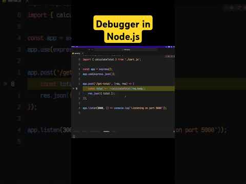 Debugging Node.js Applications