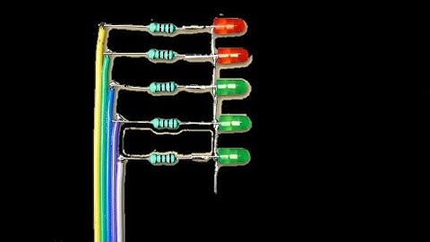 Simple Water Level Indicator Without IC & Transistor Using