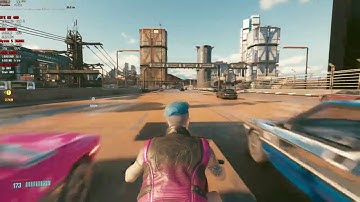 Cyberpunk 2077 "Better Driving Camera - Bike Shoulder Cam Version" Mod Showcase