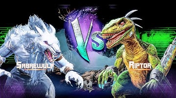 Killer Instinct : Sabrewulf  VS  Riptor  ( Monsters Fight) - pc Gameplay  - 1080p