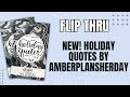 NEW | Holiday Quotes Flip Thru by AmberPlansHerDay