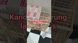KANDANG BURUNG LAKU KERASS #kandangburung #burung #kicaumania