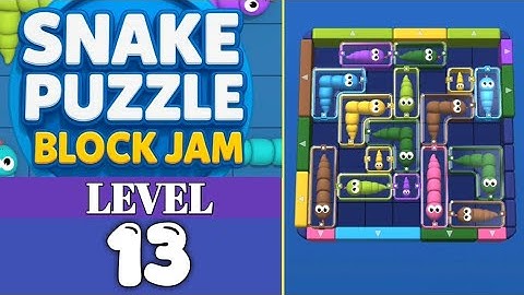 Snake Puzzle Block Jam Level 13 Walkthrough