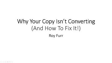 Why Your Copy Isn