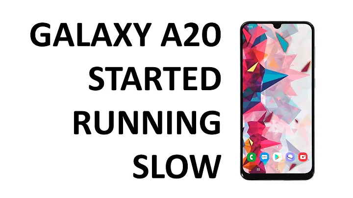 Samsung Galaxy A20 started running slow. Here’s the fix.
