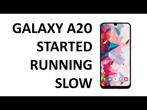 Samsung Galaxy A20 started running slow. Here’s the fix.