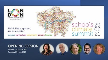 OPENING session of the inaugural Schools Climate Summit 2021