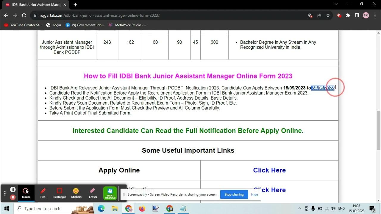 IDBI Bank Junior Assistant Manager Online Form 2023 IDBI Assistant idbi-bank-junior-assistant-manager-online-form-2023-idbi-assistant
