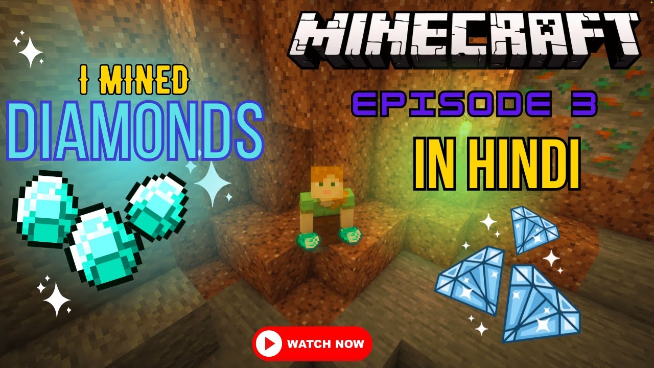 I Got Diamonds On My Day 3 In Minecraft ! @gopugamer4000 - YouTube