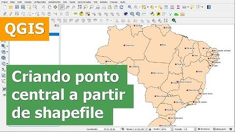 Criando pontos (centróides) a partir de polígonos no QGIS