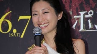 壇蜜　マッチョ談義に「ぽっちゃりでも...」　映画「ポンペイ」イベント（4）